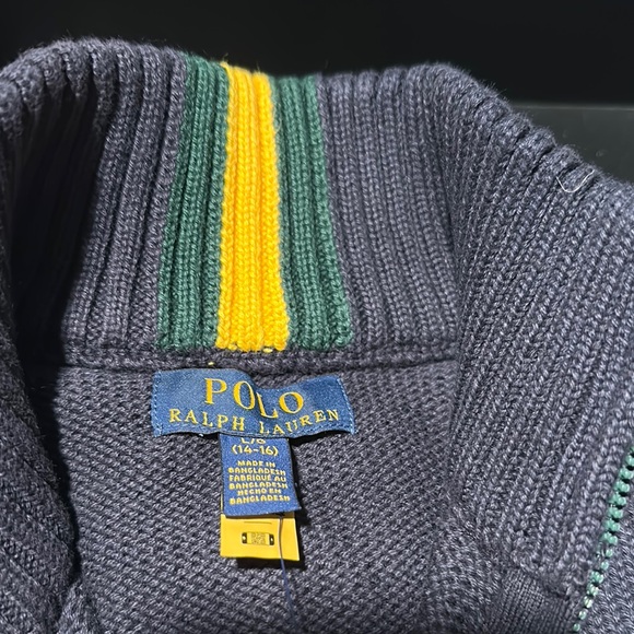 Polo by Ralph Lauren Boys Navy Sweater - Picture 2 of 3